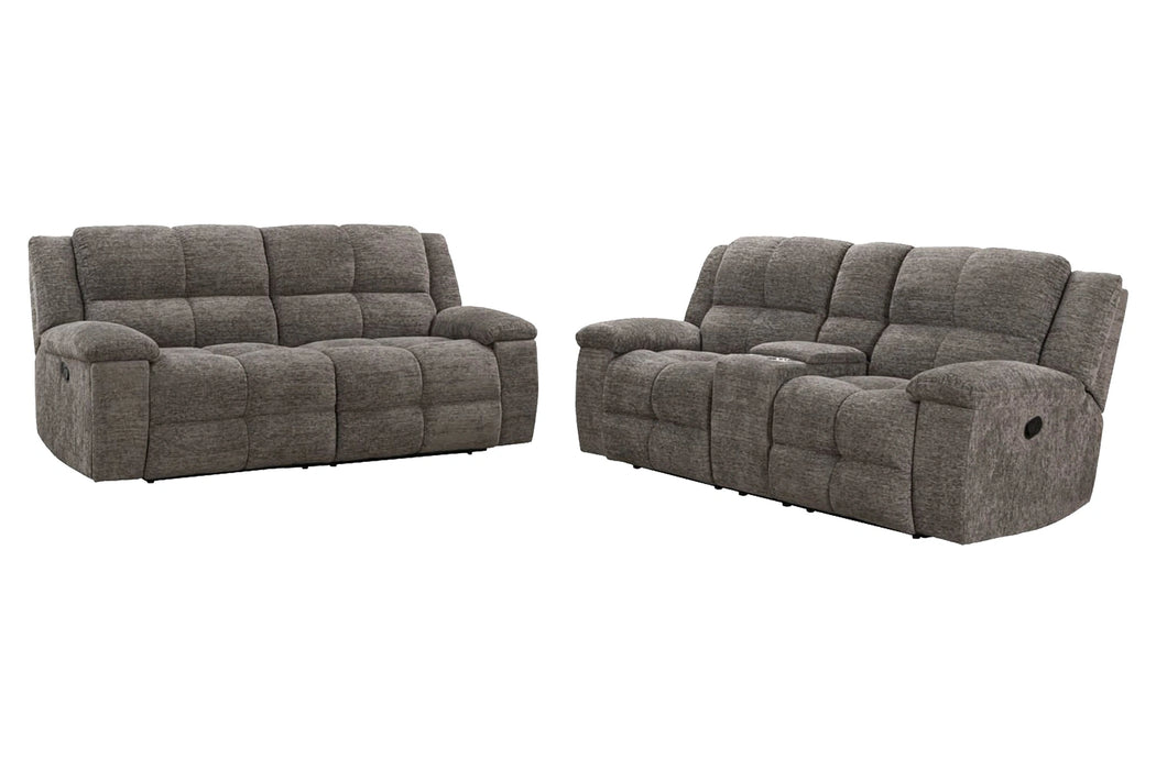 Parker Living Buster Manual Reclining Sofa and Loveseat