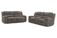 Parker Living Buster Manual Reclining Sofa and Loveseat