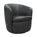 Parker Living Barolo 100% Italian Leather Swivel Club Chair