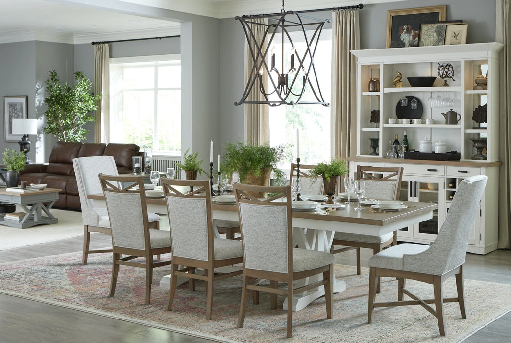 Parker House Americana Modern Dining 88 inch Trestle Extendable Dining Table
