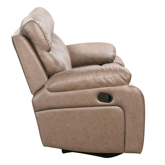 Parker Living Theon - Stokes Toffee Manual Reclining Sofa and Loveseat