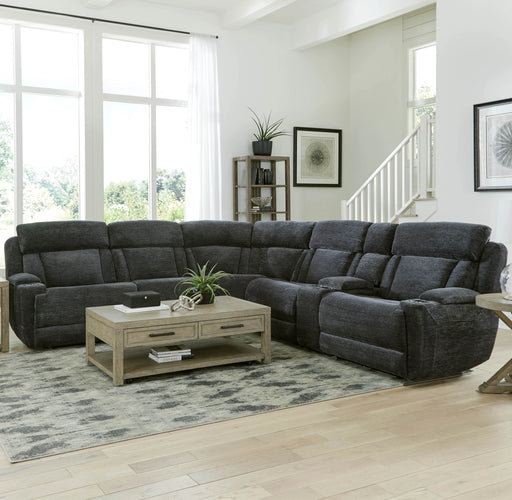 Parker Living Dalton 6 Piece Modular Power Reclining Sectional with Power Adjustable Headrests