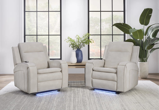 Parker Living Armstrong Power Recliner with Heat Massage and Auto-Glide Two Pack