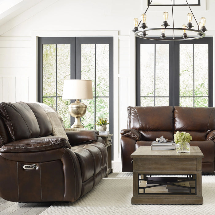 Parker Living Vail - Burnt Sienna Power Reclining Sofa Loveseat and Recliner