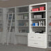Parker House Catalina 40 In. Lateral File and Hutch