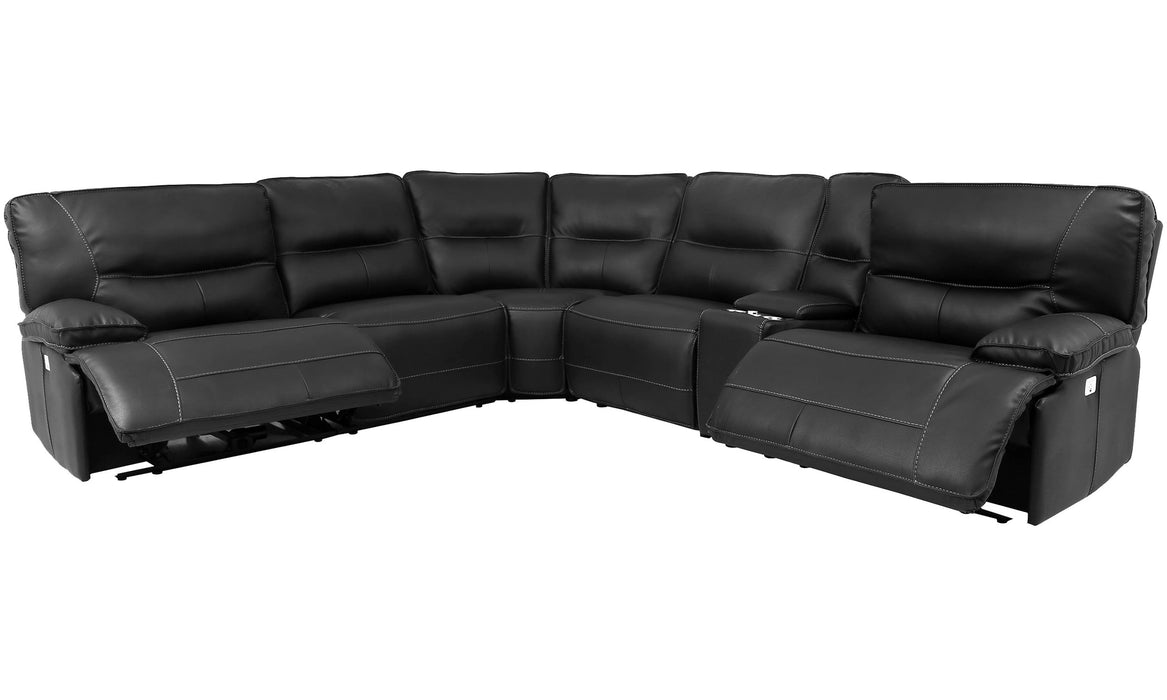 Parker Living Spartacus 6 Piece Modular Power Reclining Sectional with Power Adjustable Headrests