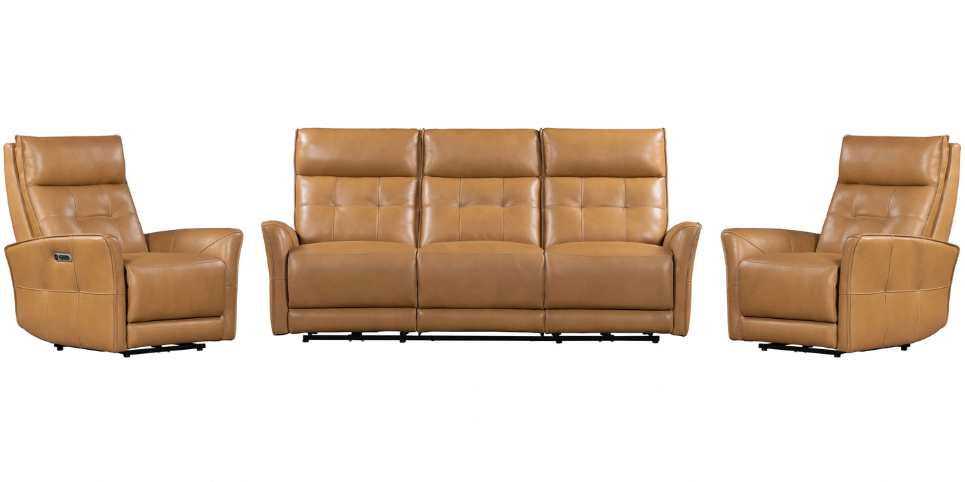 Parker Living Gershwin - Lucca Butterscotch Power Reclining Sofa and Two Recliners