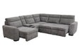 Parker Living Kline - Nightfall 6 Piece Power Sliding Sectional with Extension Footrests