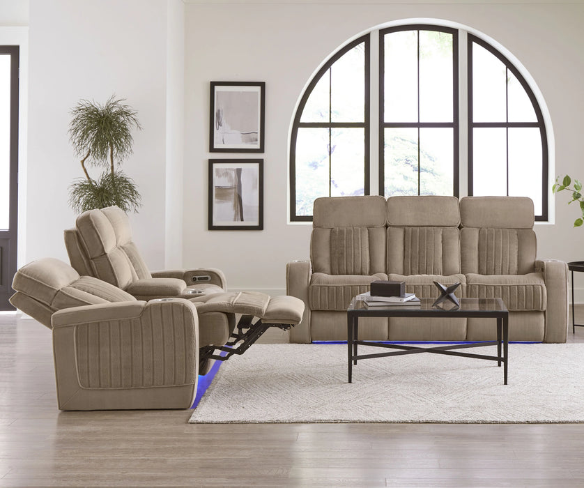 Parker Living Equinox Power Reclining Sofa and Loveseat