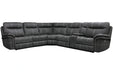 Parker Living Mason - Charcoal 6 Piece Modular Power Reclining Sectional with Power Adjustable Headrests