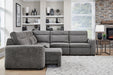 Parker Living Kline - Nightfall 6 Piece Power Sliding Sectional with Extension Footrests
