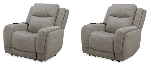Parker Living Penfield - Frappe Power Zero Gravity Recliner with Heat & Massage Two Pack