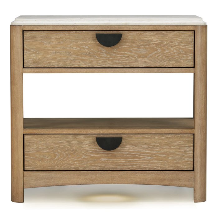 Parker House Escape - Bedroom Queen Poster Bed and Nightstand