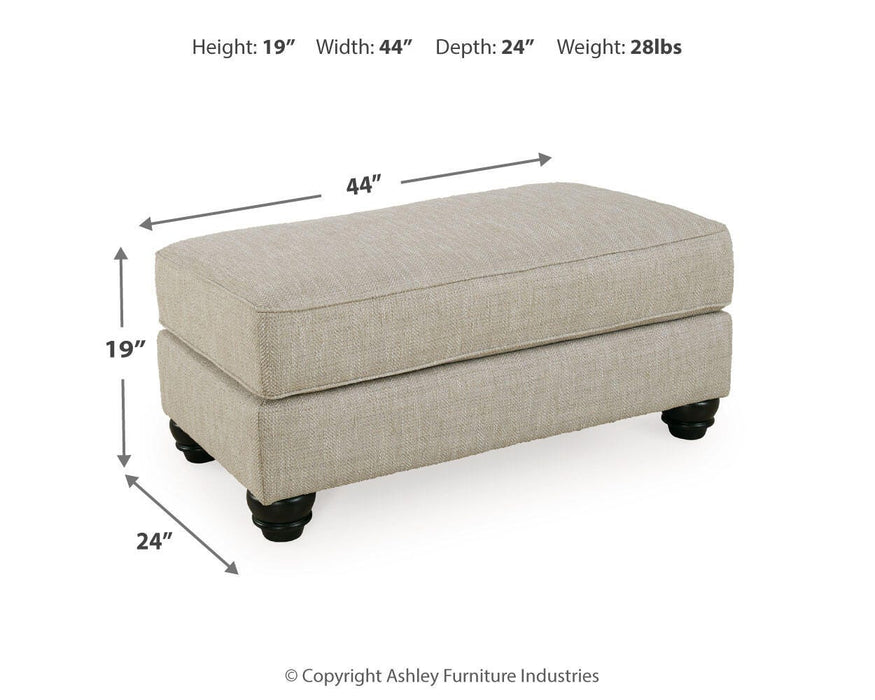 Asanti Ottoman - MI Hometown Furnishings (MI)*