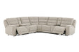 Parker Living Felix - Mari Fawn 7 Piece Zero Gravity Power Reclining Sectional with Beverage Cooler Console