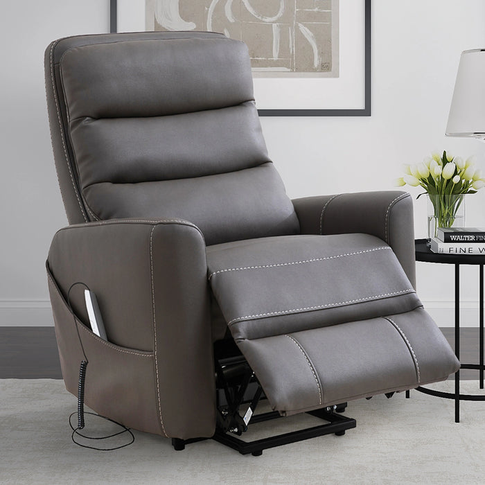 Parker Living Hercules-Haze Power Lift Recliner with Articulating Headrest Two Pack