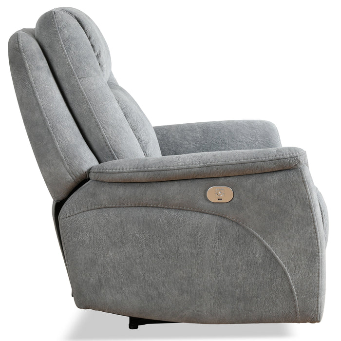 Parker Living Linus - Hudson Grey Zero Gravity Power Recliner