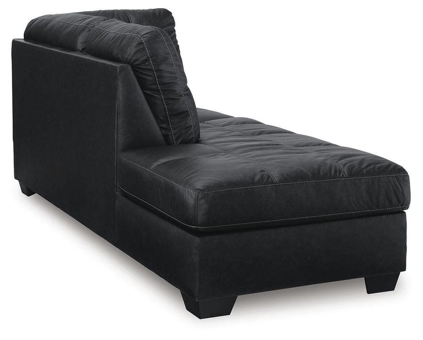 Barlin Mills Sectional with Chaise - MI Hometown Furnishings (MI)*