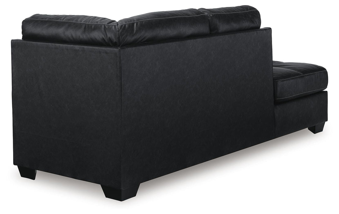 Barlin Mills Sectional with Chaise - MI Hometown Furnishings (MI)*