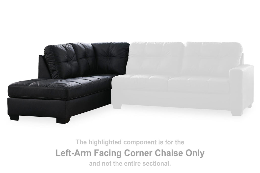 Barlin Mills Sectional with Chaise - MI Hometown Furnishings (MI)*