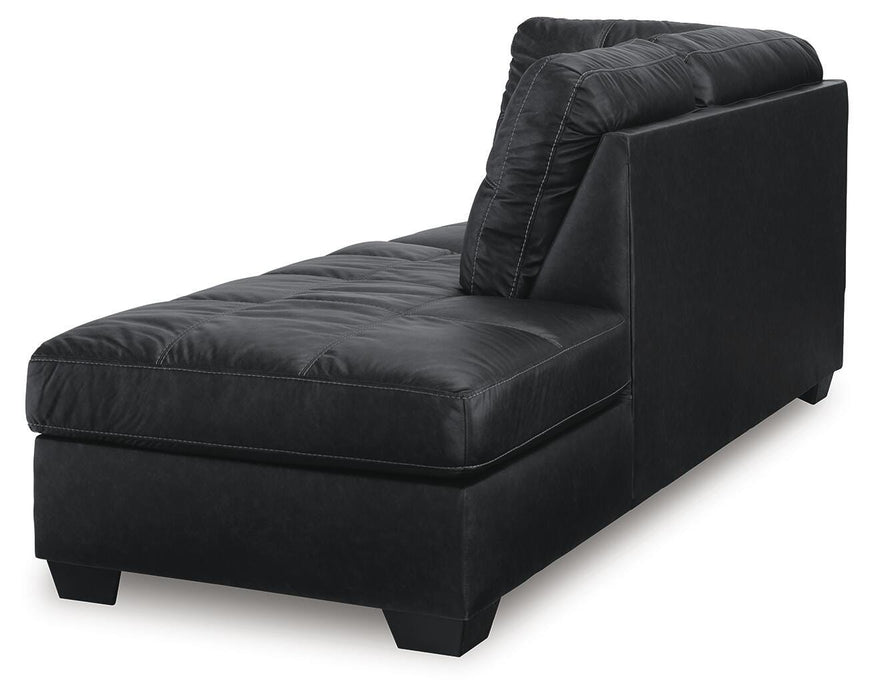 Barlin Mills Sectional with Chaise - MI Hometown Furnishings (MI)*