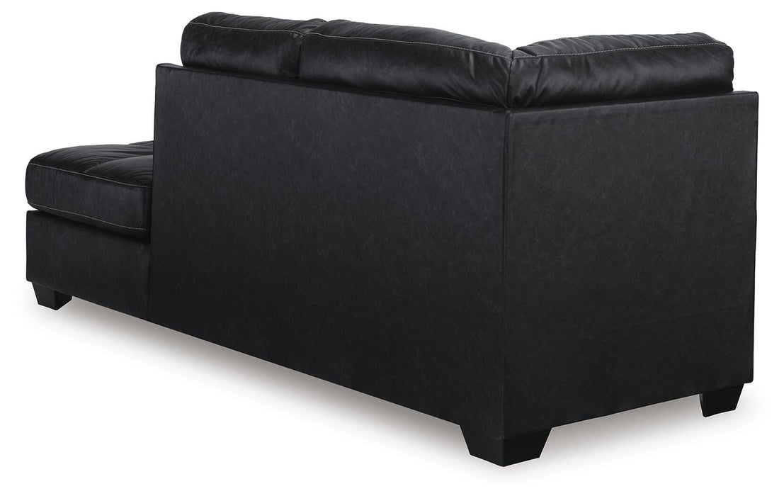 Barlin Mills Sectional with Chaise - MI Hometown Furnishings (MI)*