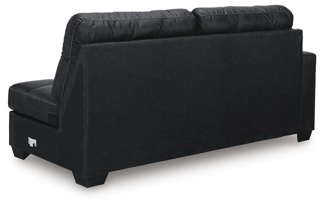 Barlin Mills Sectional with Chaise - MI Hometown Furnishings (MI)*