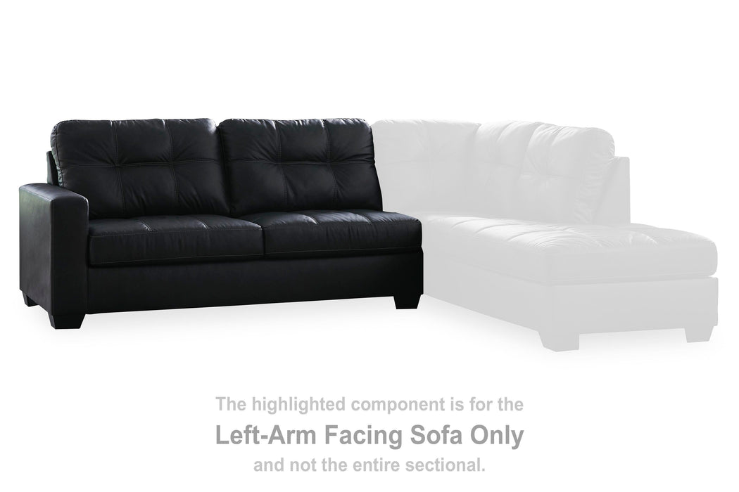 Barlin Mills Sectional with Chaise - MI Hometown Furnishings (MI)*