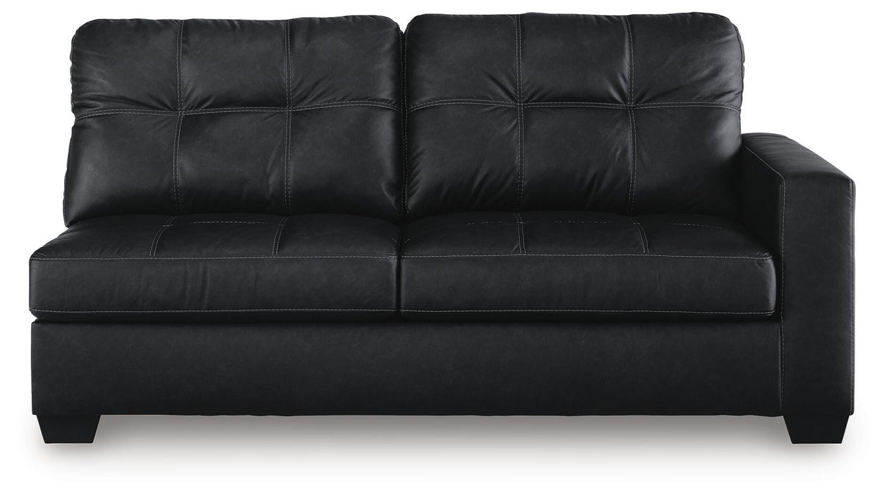 Barlin Mills Sectional with Chaise - MI Hometown Furnishings (MI)*