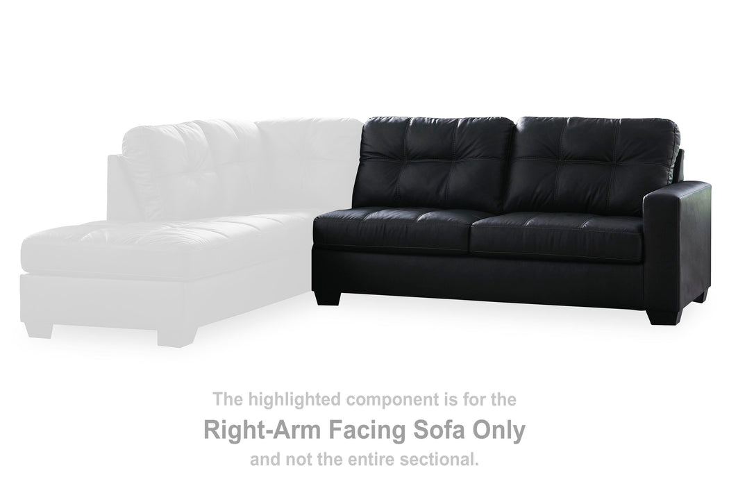 Barlin Mills Sectional with Chaise - MI Hometown Furnishings (MI)*