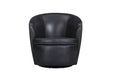 Parker Living Barolo 100% Italian Leather Swivel Club Chair Two Pack