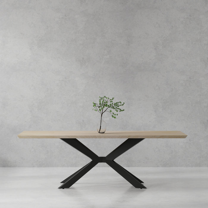 Parker House Crossings - Monaco Dining 84 Inch Rectangular Dining Table with 4 Upholstered Chairs