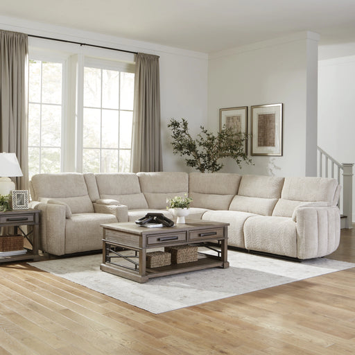 Parker Living Modesto 6 Piece Modular Power Reclining Sectional with Power Adjustable Headrests