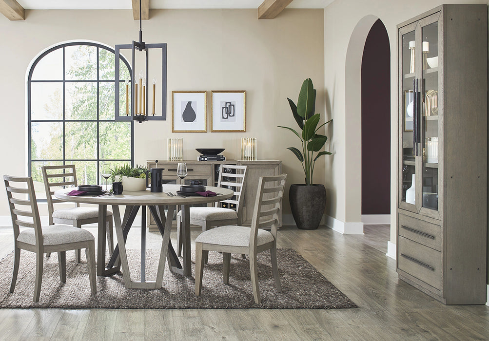 Parker House Pure Modern Dining 60 Inch Round Table with Wood Base