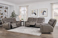 Parker Living Lawson - Sydney Brunette Zero Gravity Triple Power Reclining Sofa with Drop Down Table P2