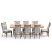 Parker House Americana Modern Dining 88 inch Trestle Extendable Dining Table