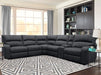 Parker Living Polaris 6 Piece Modular Power Reclining Sectional with Power Adjustable Headrests