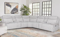 Parker Living Alpine - Airy Midnight 7 Piece Zero Gravity Power Reclining Sectional with Power Adjustable Headrests