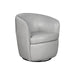 Parker Living Barolo 100% Italian Leather Swivel Club Chair Two Pack