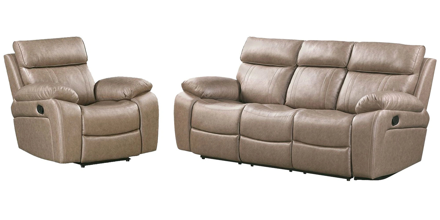 Parker Living Theon - Stokes Toffee Manual Reclining Sofa and Recliner