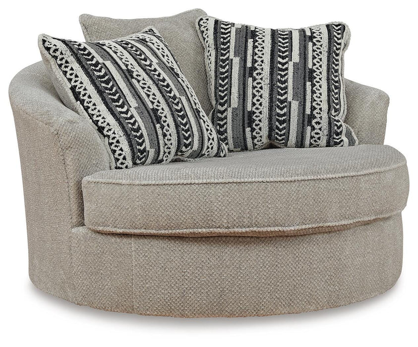 Calnita Oversized Swivel Accent Chair - MI Hometown Furnishings (MI)*