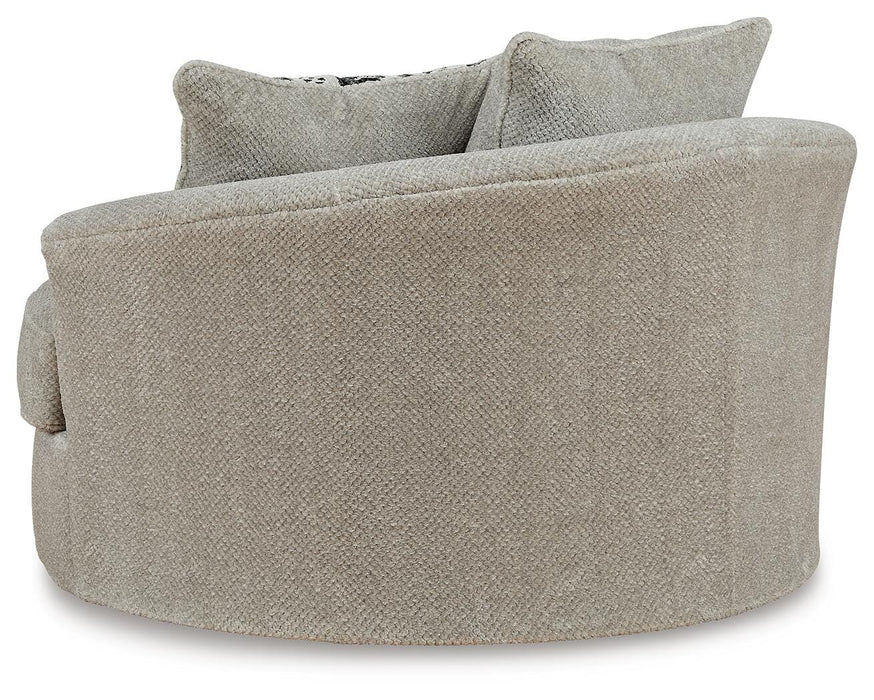 Calnita Oversized Swivel Accent Chair - MI Hometown Furnishings (MI)*