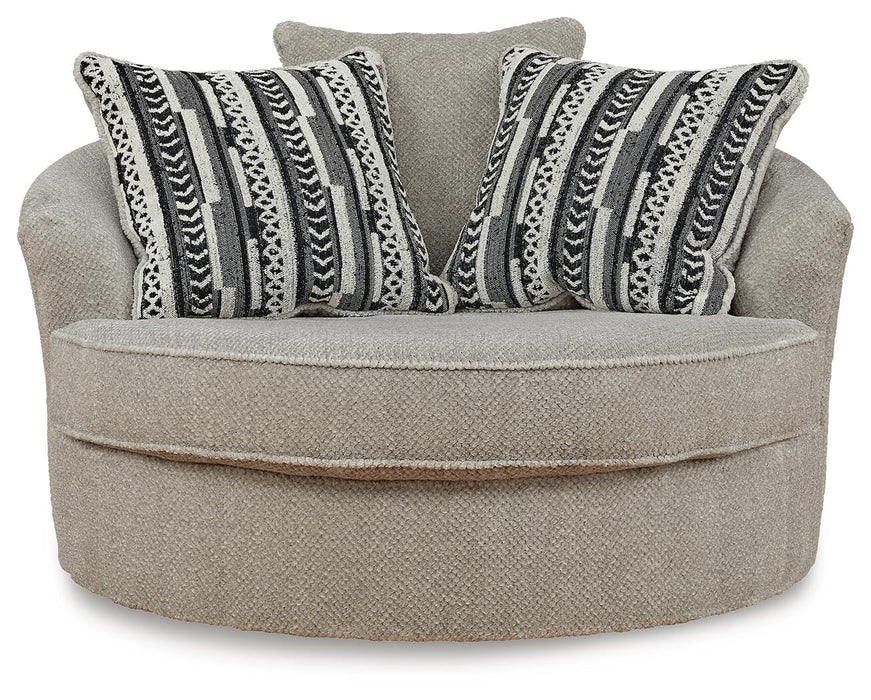 Calnita Oversized Swivel Accent Chair - MI Hometown Furnishings (MI)*