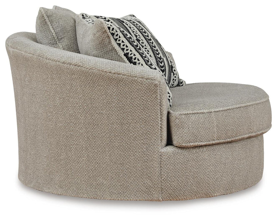 Calnita Oversized Swivel Accent Chair - MI Hometown Furnishings (MI)*