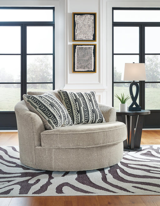 Calnita Oversized Swivel Accent Chair - MI Hometown Furnishings (MI)*