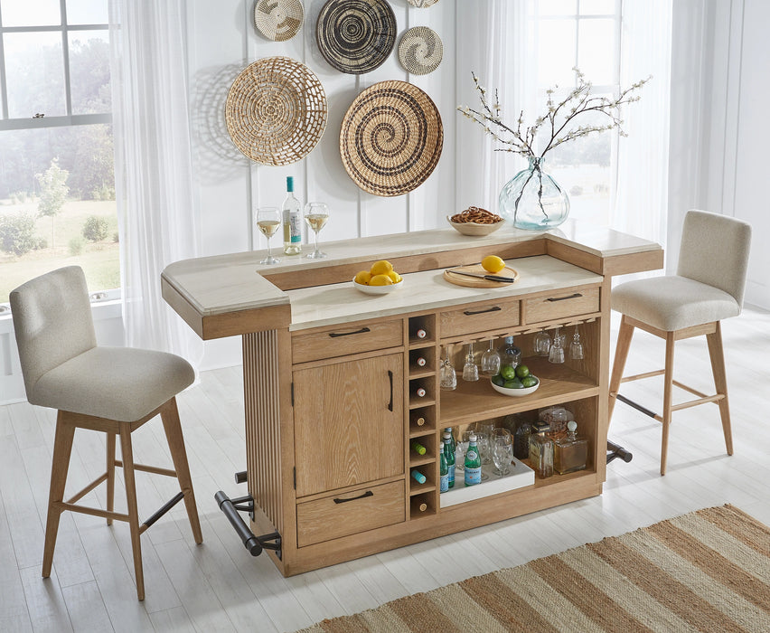 Parker House Escape - Dining Upholstered Swivel Barstool