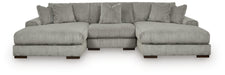 Lindyn Sectional with Double Chaise - MI Hometown Furnishings (MI)*