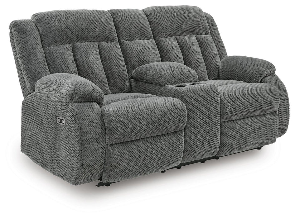 Observation Power Reclining Loveseat with Console - MI Hometown Furnishings (MI)*