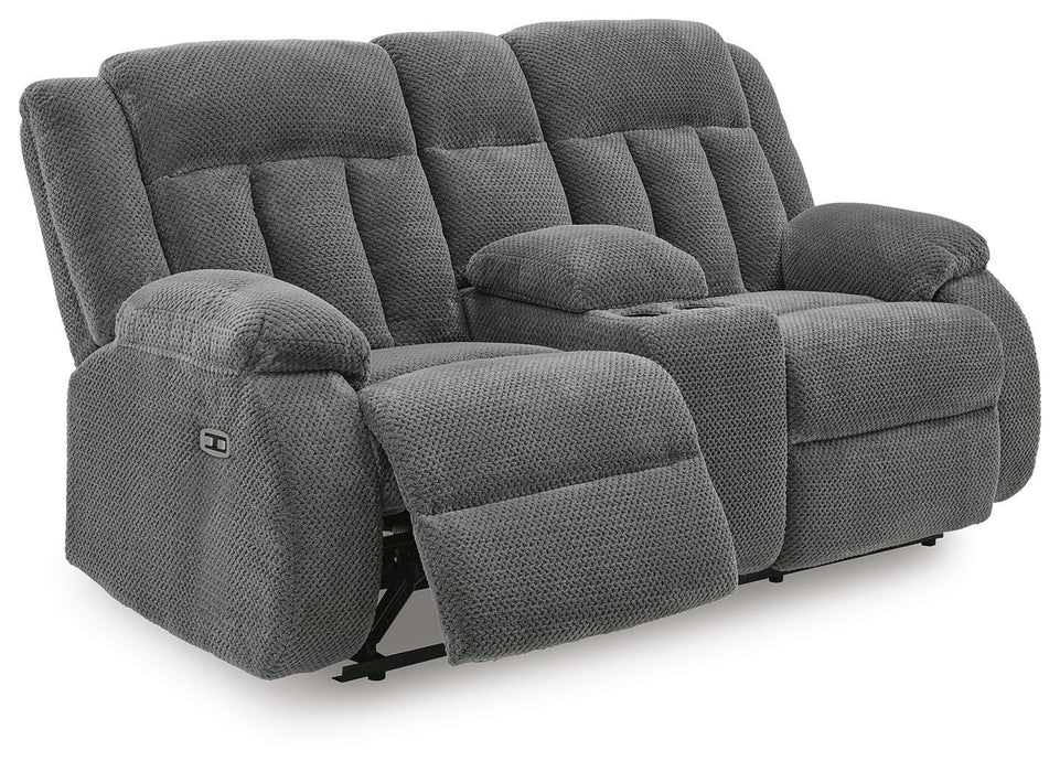 Observation Power Reclining Loveseat with Console - MI Hometown Furnishings (MI)*