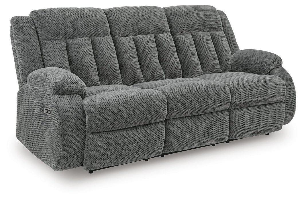 Observation Power Reclining Sofa with Drop Down Table - MI Hometown Furnishings (MI)*